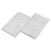 Panneaux muraux en composite, bte/8, blanc nuageux