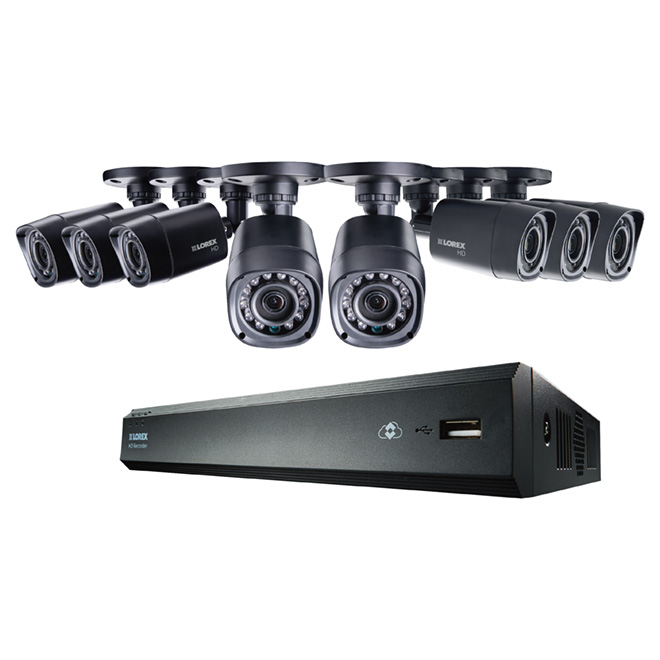Security System - Indoor/Outdoor - 8 Ch - 720p - 1TB