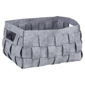 Large Storage Bin - Woven Felt- 47 L - Grey
