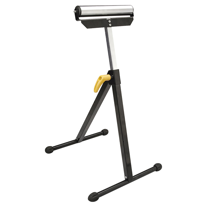 Support à rouleau en acier, 42,6", noir