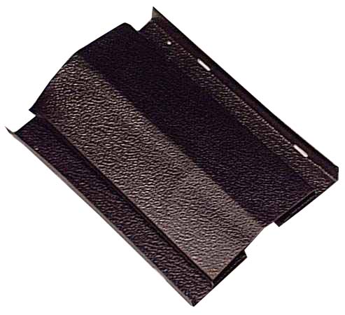 Évent de faite en aluminium de 10 pi, noir