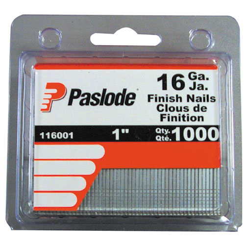 Clous de finition en bande, 16CA, 1", Bte/1000