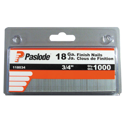 Clous de finition en bande, 18CA, 3/4", Bte/1000