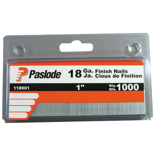 Clous de finition en bande, 18CA, 1", Bte/1000