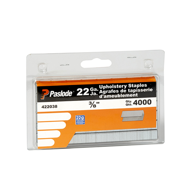 Upholstery Staples - 22GA - 3/8" - 4000/Box