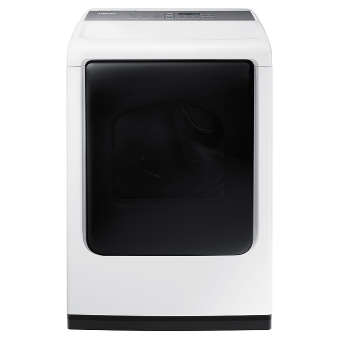 Sécheuse électrique à la vapeur, 7,4 pi³, blanc