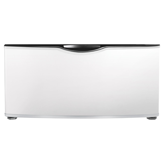 Pedestal with Storage Drawer 27" - Pure White
