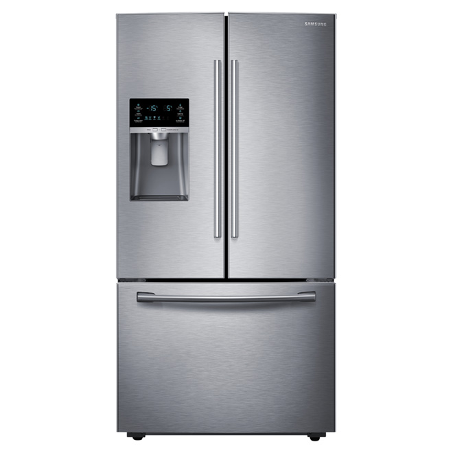 French Door Refrigerator - 36" - 22.5 cu. ft. - Steel