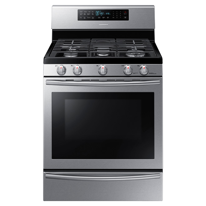 Cuisinière à convection au gaz autoportante, 5,8 pi³, inox