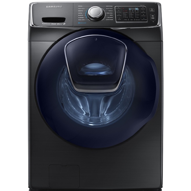 Front Load Washer with AddWash -5.2 cu.ft -Black Steel