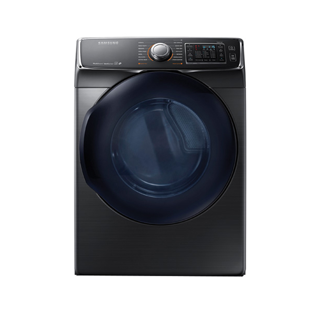 Sécheuse électrique avec MultiSteam(MC), 7,5 pi³, acier noir