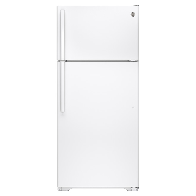 Réfrigérateur congélateur supérieur 28", 15,5 pi³ blanc