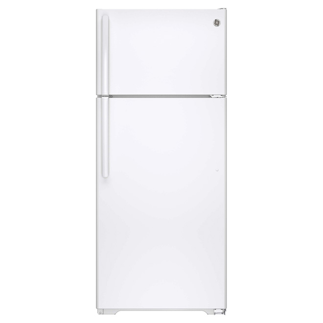 Réfrigérateur congélateur supérieur 28", 17,5 pi³ blanc