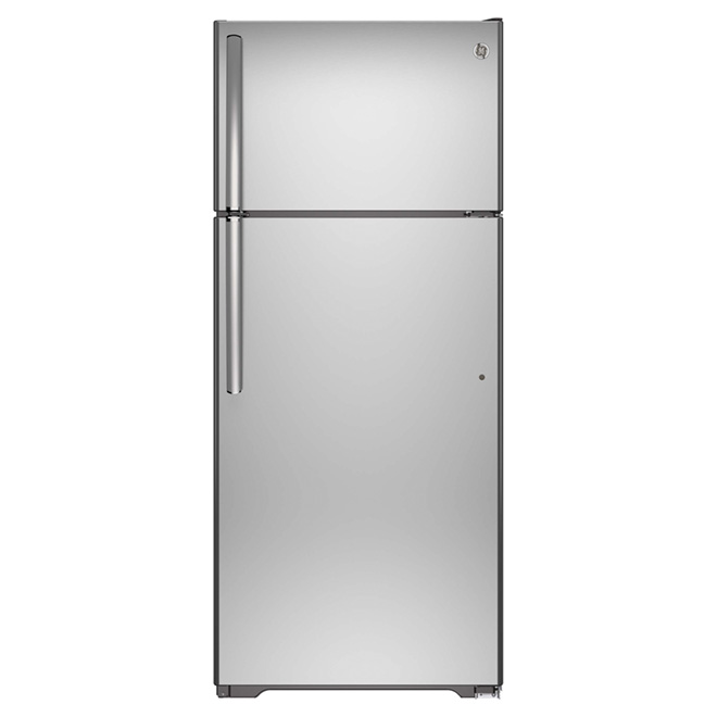 Réfrigérateur congélateur supérieur 28", 17,5 pi³ inox