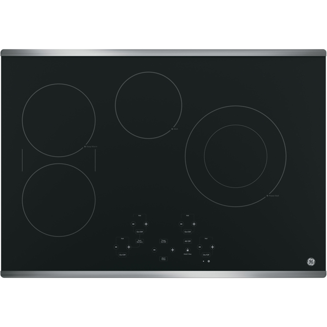 30" Electric Built-in Cooktop - Stainless Steel