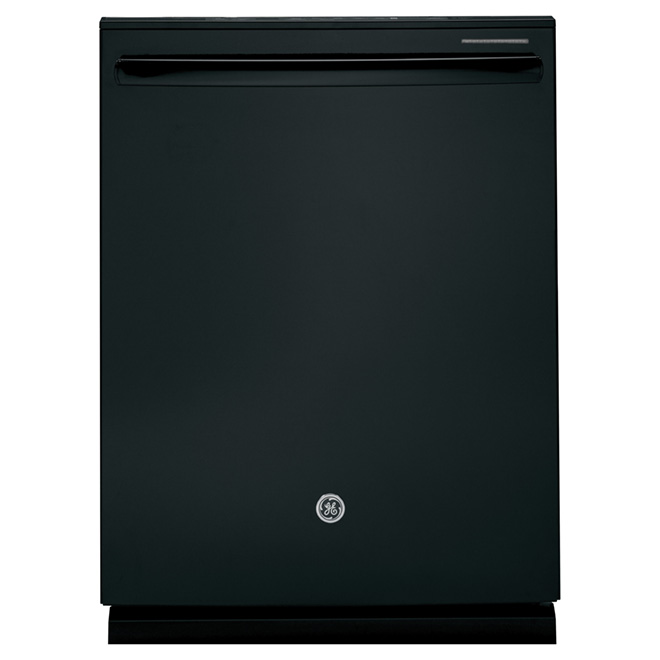 Grand lave-vaisselle encastré à cuve en acier 24",noir