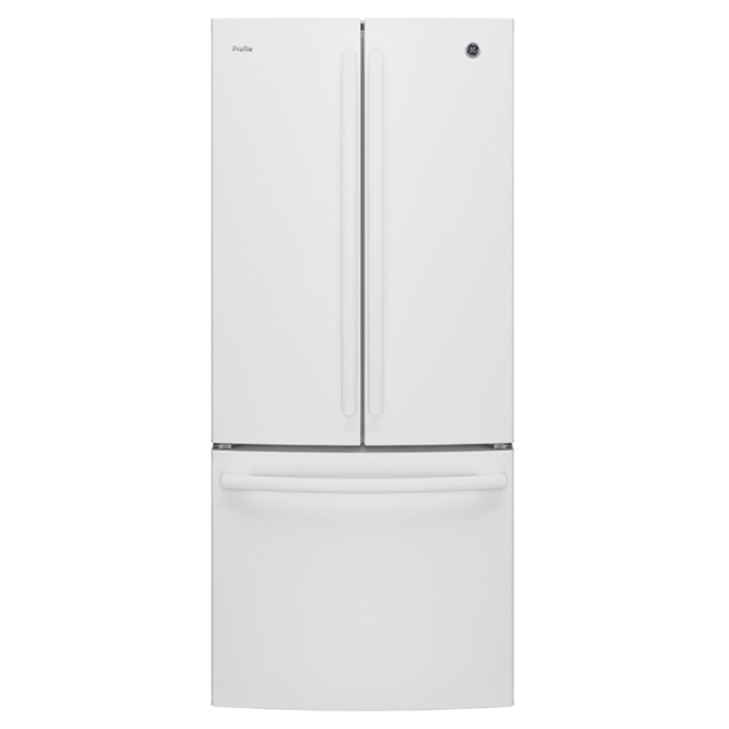 Réfrigérateur à portes françaises 30", 20,8 pi³ blanc