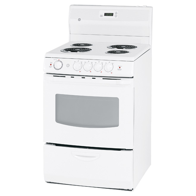 Freestanding Electric Range - 24" - 3 cu. ft. - White
