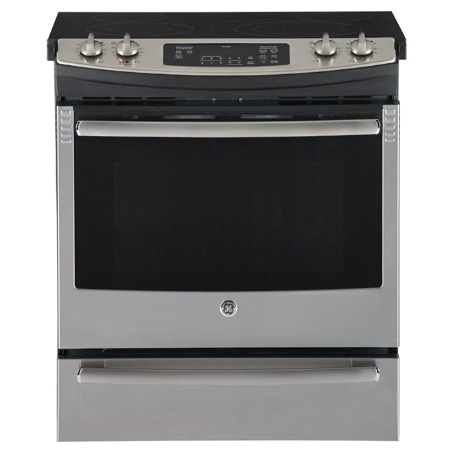 Slide-in Electric Range - 5.2 cu. ft. - Stainless Steel