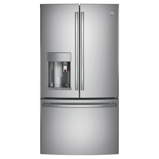 Réfrigérateur à portes françaises 36", 27,7 pi³, inox
