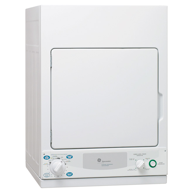 Spacemaker™ Compact Electric Dryer -3.6 cu.ft - White