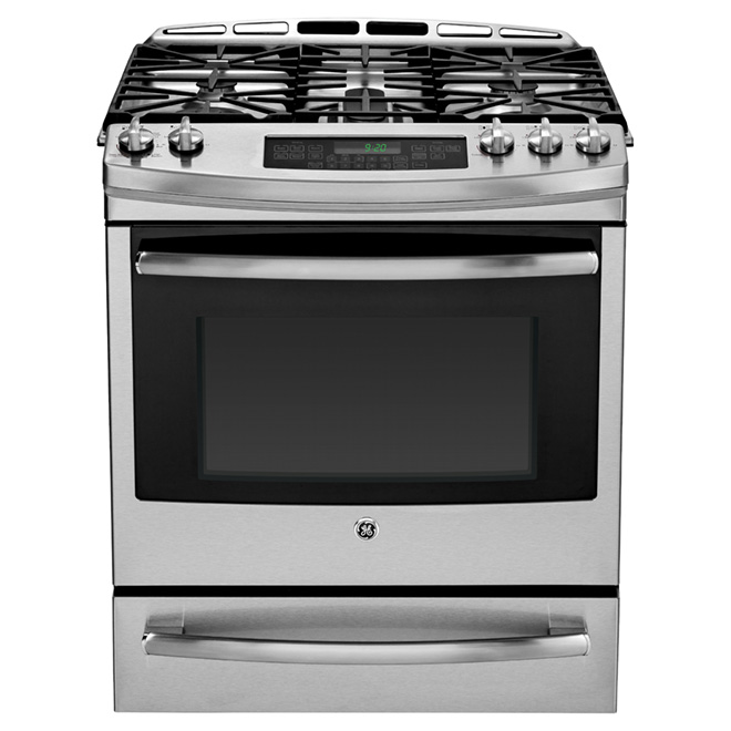 Cuisinière biénergie encastrable, 5,9 pi³, inox