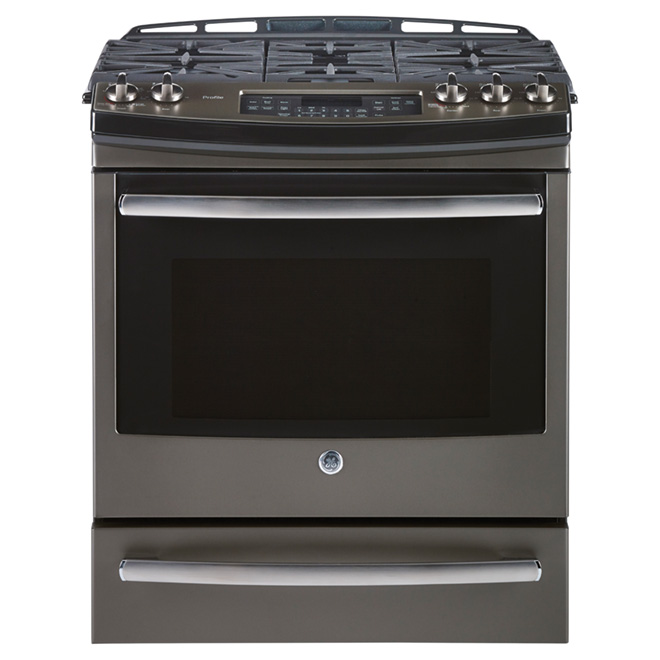 Slide-in Dual-Fuel Range - 5.9 cu. ft. - Slate