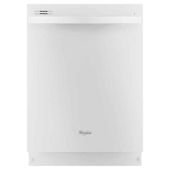 24" Built-in Dishwasher with Silverware Spray - White