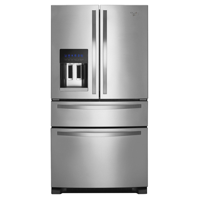 French Door Refrigerator - 36" - 25 cu. ft. - Steel