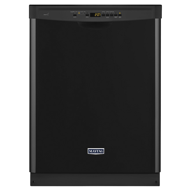 Lave-vaisselle grande capacité avec broyeur 24", noir