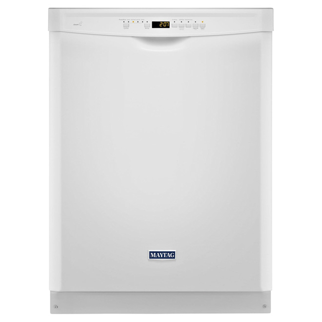 24" Powerful Dishwasher With Chopper - White