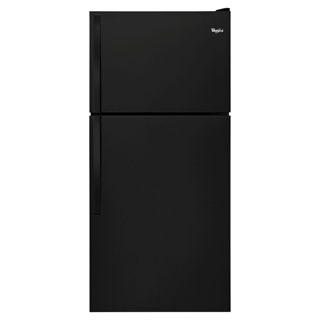 Réfrigérateur congélateur supérieur 30", 18,2 pi³ noir