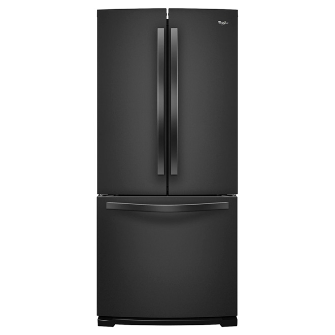 Réfrigérateur à portes françaises 30", 19,7 pi³ noir