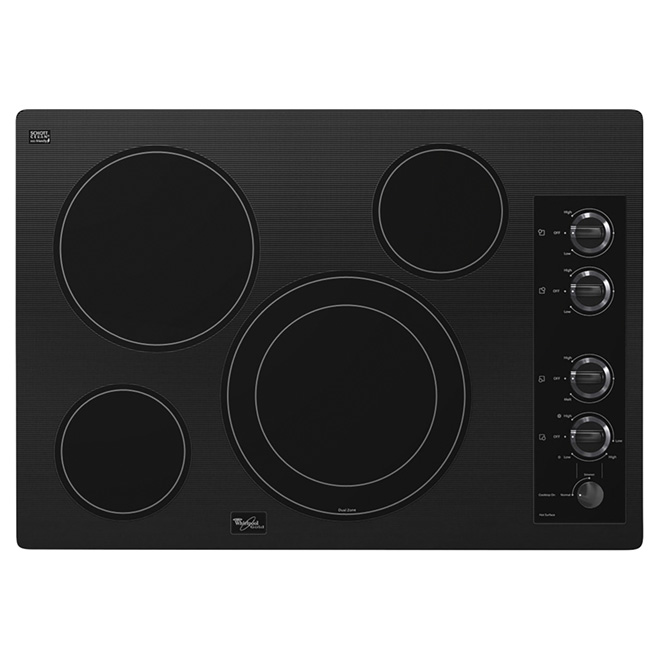 30" Electric Built-in Cooktop - Black