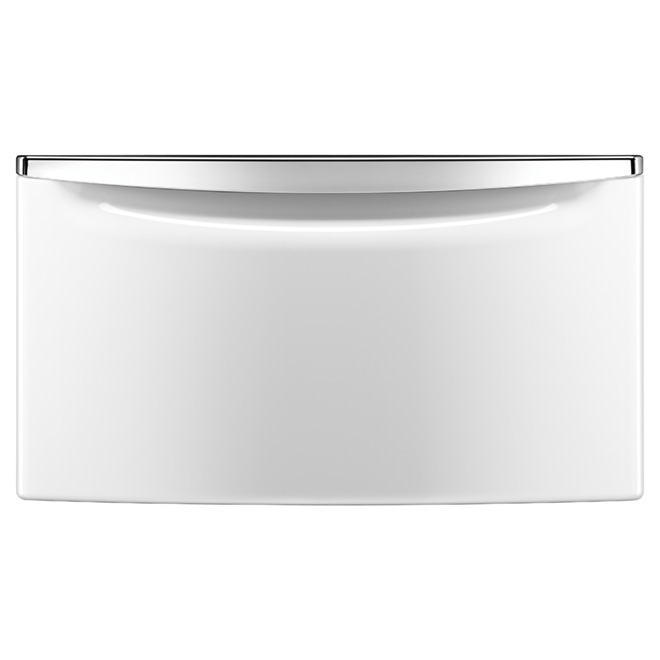 Pedestal with Storage Drawer 27" - White