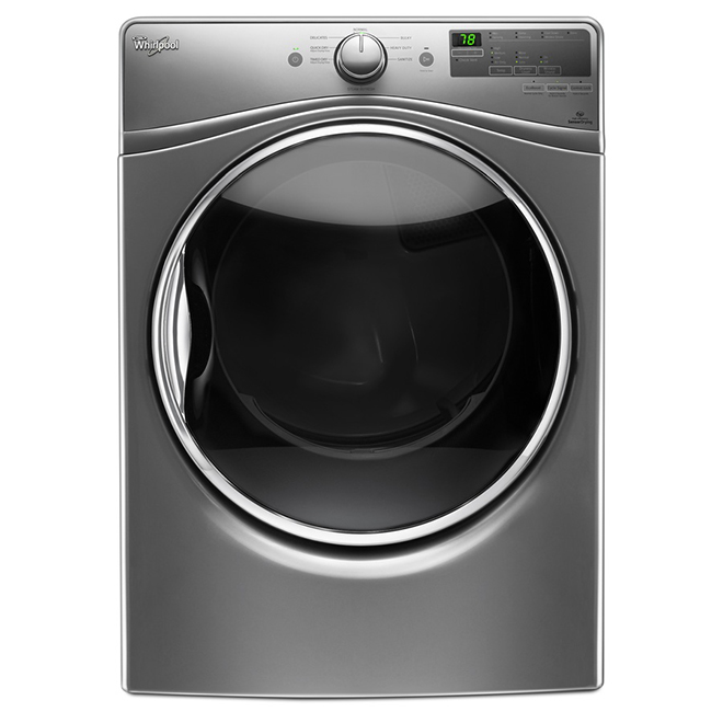 Sécheuse 7,4 pi³ avec WrinkleShield(MC), ombre chrome