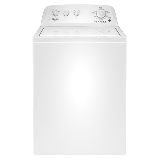 Laveuse avec cuve en porcelaine, 4,0 pi³, blanc