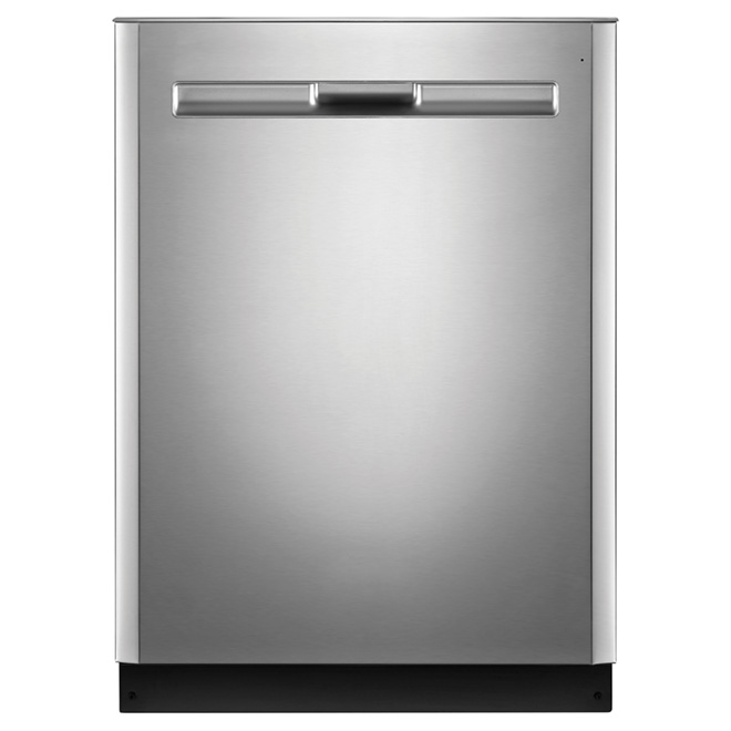 Lave-vaisselle encastré silencieux 24", acier inoxydable