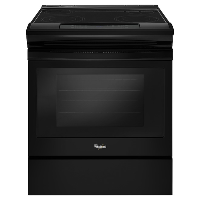 Cuisinière électrique encastrable, 4,8 pi³, noir