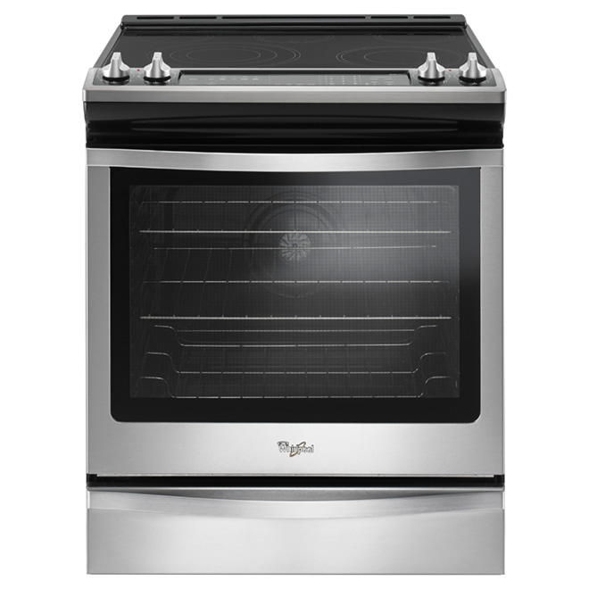 Slide-in Electric Range - 6.4 cu. ft. - Stainless Steel