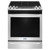 Cuisinière à convection au gaz encastrable, 5,8 pi³, inox