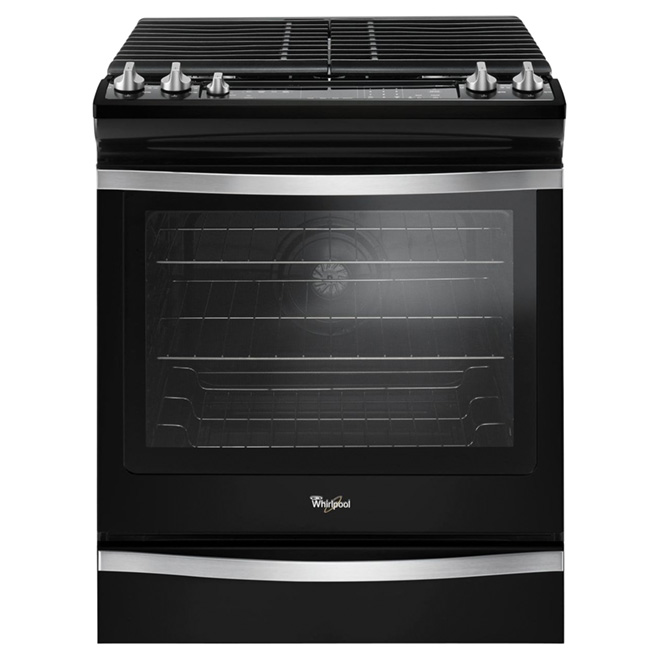 Slide-in Gas Range - 5.8 cu. ft. - Black