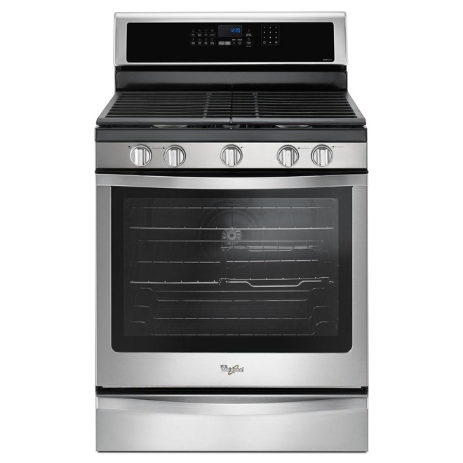 Freestanding Gas Range - 5.8 cu. ft. - Stainless Steel