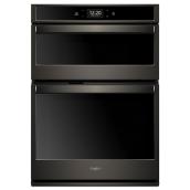 Oven/Microwave Oven Combination - 4.3 cu. ft./1.4 cu. ft. - Black Steel