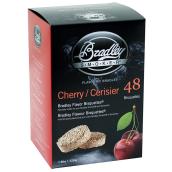 Briquettes pour fumoir, cerisier, paquet de 48