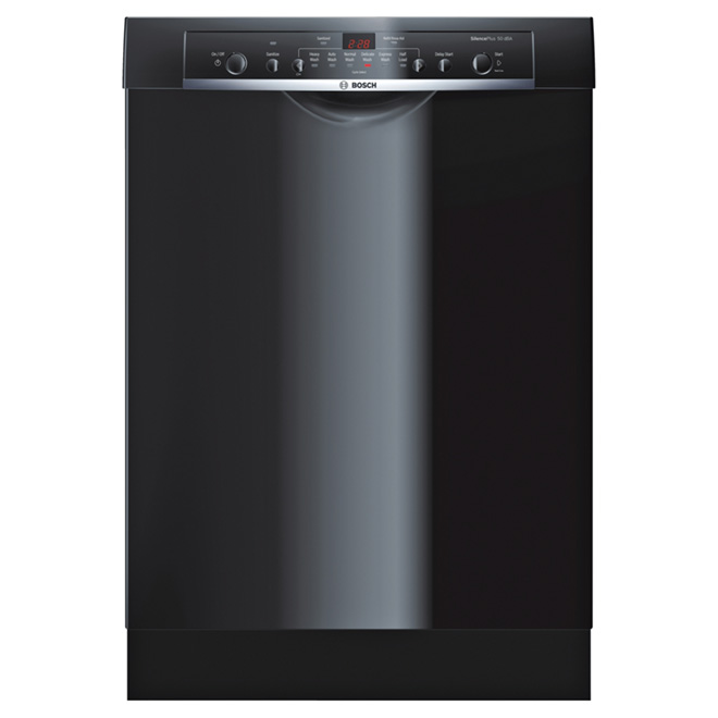 24" Ascenta Dishwasher with Recessed Handle - Black