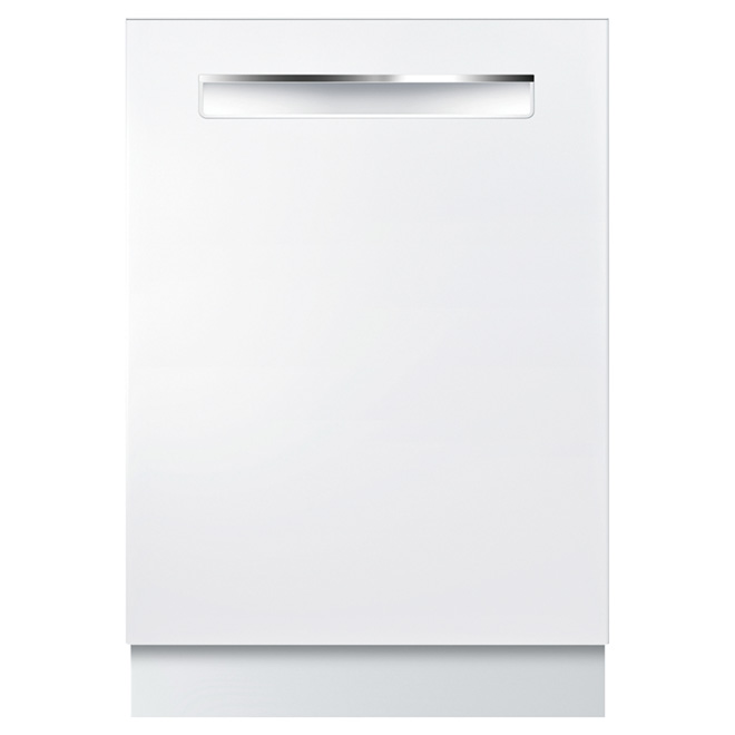 Lave-vaisselle de 24" avec poignée affleurante, blanc