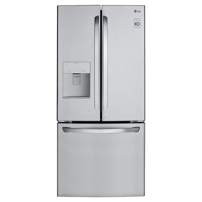 Refrigerator with Water Dispenser - 21.8 cu. ft. - Stainless