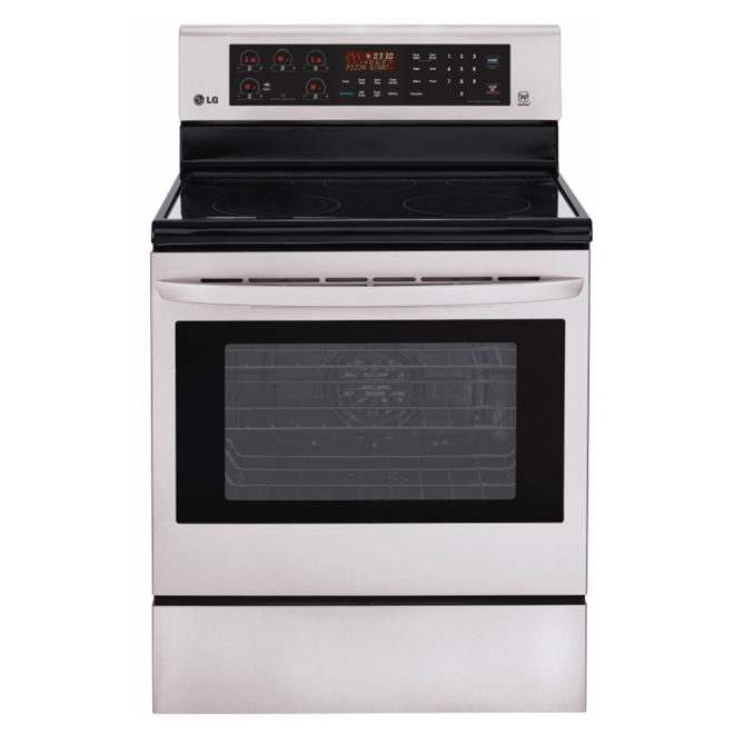 Cuisinière à convection véritable électrique, 6,3 pi³, inox