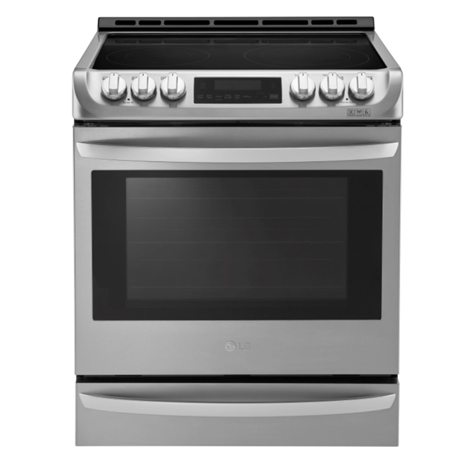 Cuisinière électrique encastrable, 6,3 pi³, inox